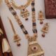 Gold Plated Mangalsutra Combo Set For Women