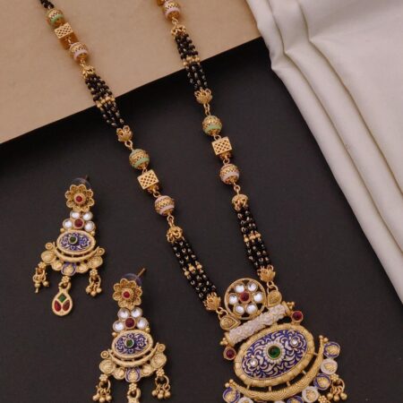 Gold Plated Mangalsutra Combo Set For Women
