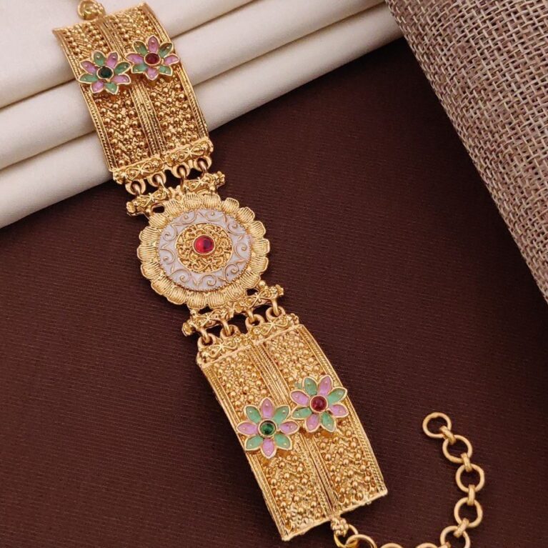 Charm High Gold Hand Bracelets for Special Occasions-PREMIUM LUXURY JEWELRY