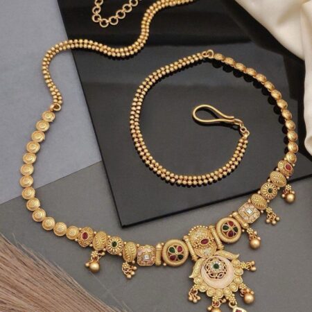 Antique Gold plated Kamarband | High Gold Look Waist Chain