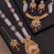 Pearl Moti Long Mala Pendant Combo Set