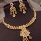 Classic Brass High Gold Plated Necklace Set