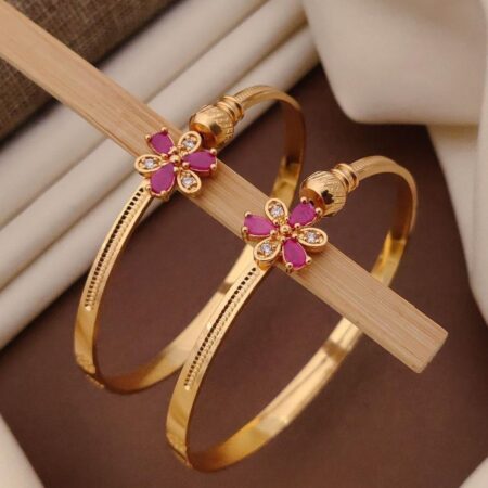 Glam Up Gold Finish Bangles