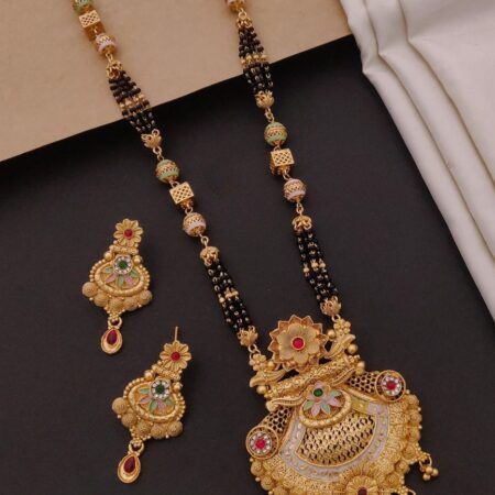 Gold Plated Mangalsutra Combo Set For Women