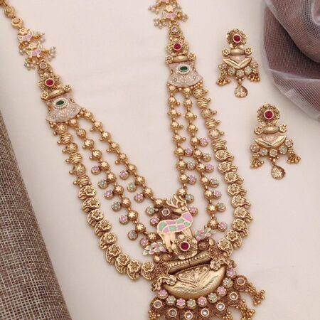 Royal Wedding Rani Haar 3-Layer Necklace Set