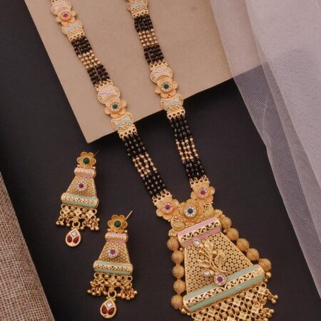 Gold Plated Mangalsutra Combo Set For Women
