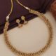 Classic Brass High Gold Plated Necklace Set